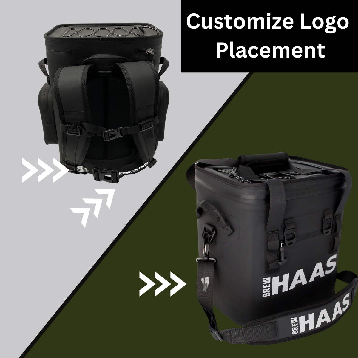 Support Our Military Custom Cooler